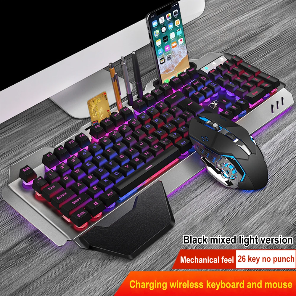 Esports Wireless Gaming Mouse - K680 şarj edilebilir 2.4G kablosuz klavye