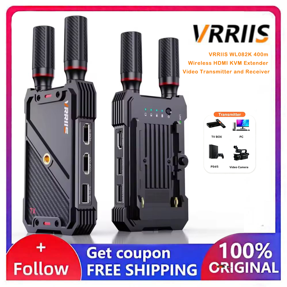 Esports Wireless Gaming Mouse - VRRIIS WL082K 400M Kablosuz HDMI KVM