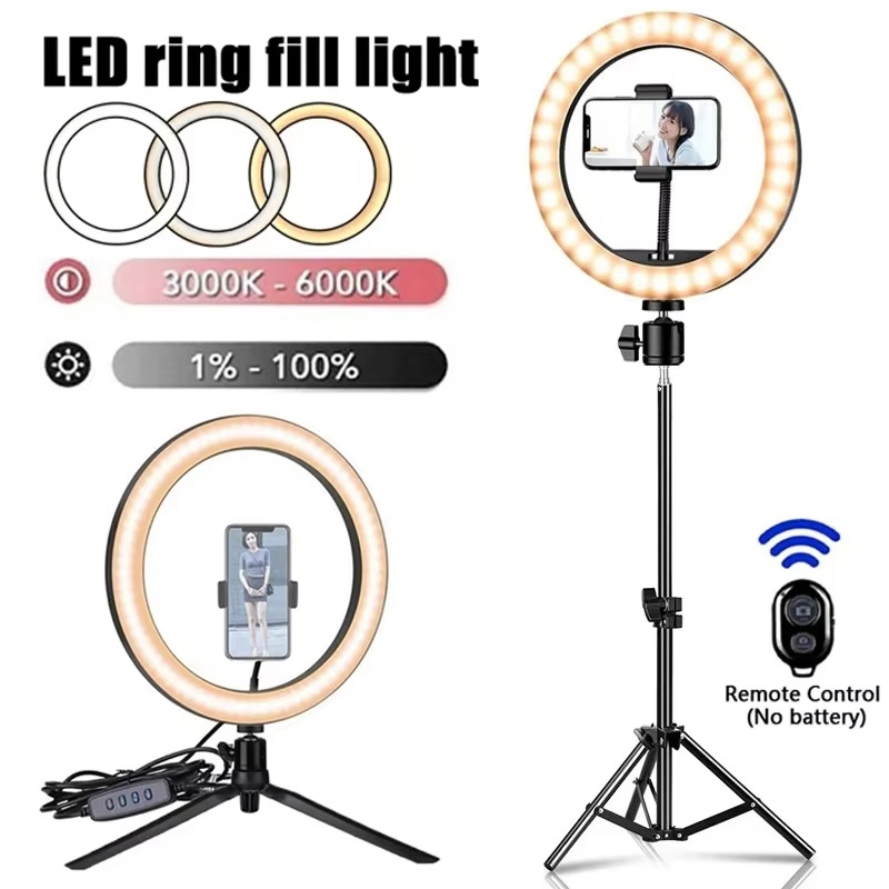Webcam Ring Light - LED Selfie Halka Aydınlatma Fotoğrafik Selfie