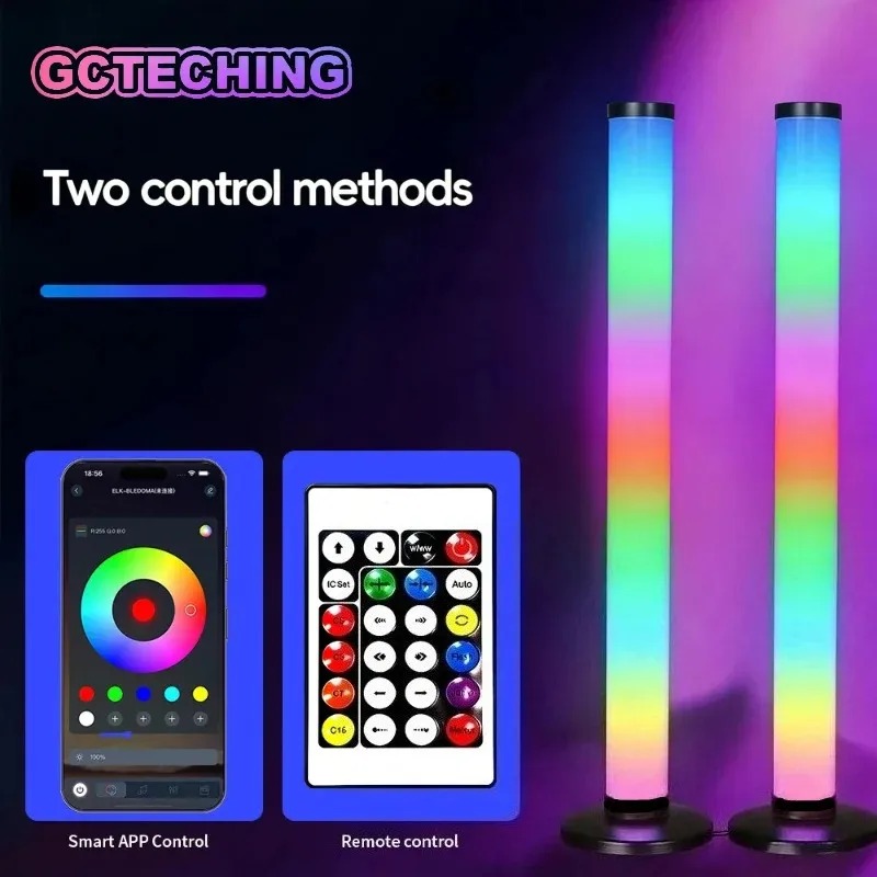 Esports Gaming Setup - 2 Adet 120CM RGB Yer Lambası,