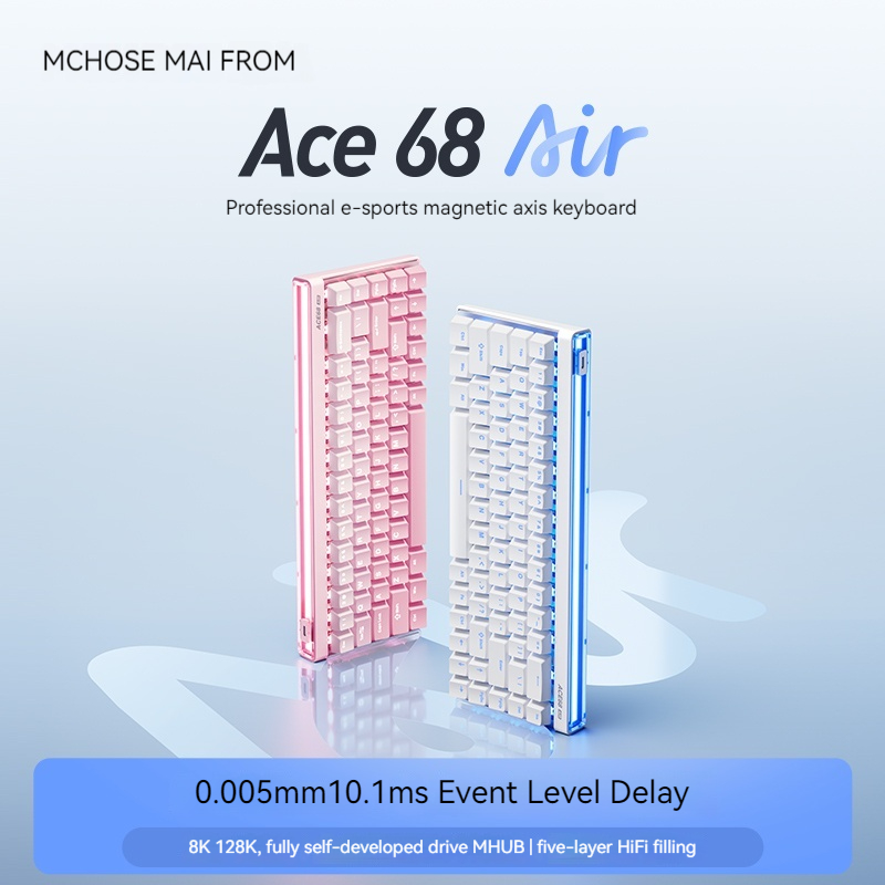 Esports Gamers - Mchose Ace68 Air Manyetik Eksenli Mekanik