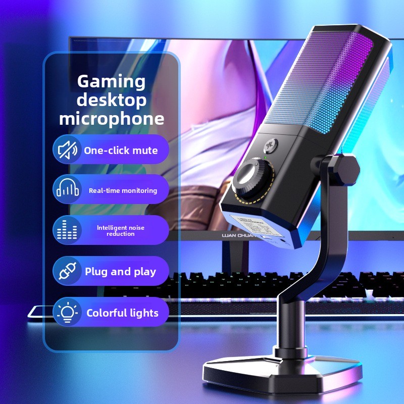 RGB Mikrofon Oyun E-spor Canlı - Esports & Gaming Optics Gmbh incelemesi ve fiyatı