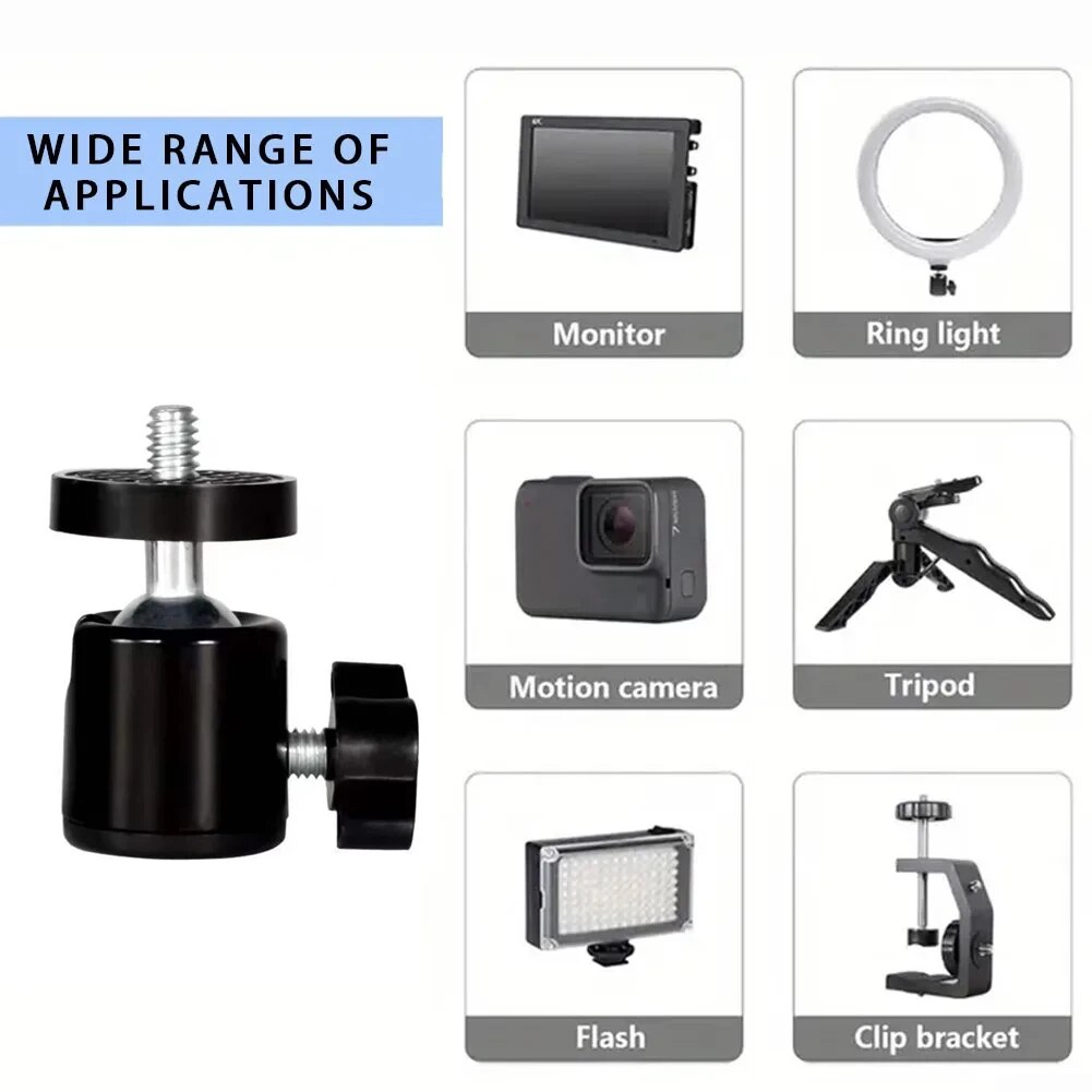 Mini Bilye Başlıklı 1/4 Vidalı - Webcam Ring Light incelemesi ve fiyatı