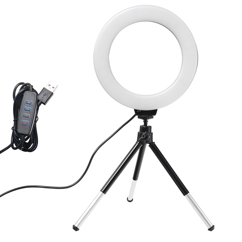 6 inç halka ışık Tripod ile Le - Webcam Ring Light incelemesi ve fiyatı