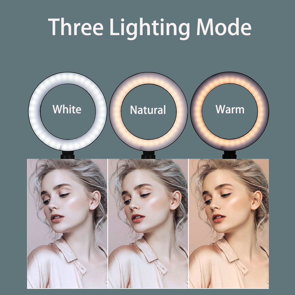 6 inç halka ışık Tripod ile Le - Webcam Ring Light incelemesi ve fiyatı