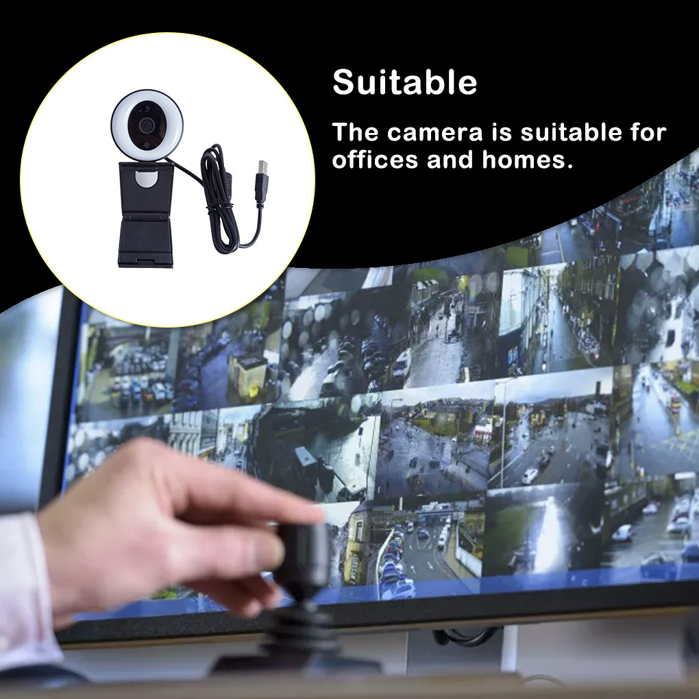 2K Yüksek Çözünürlüklü Canlı Y - Webcam Ring Light incelemesi ve fiyatı