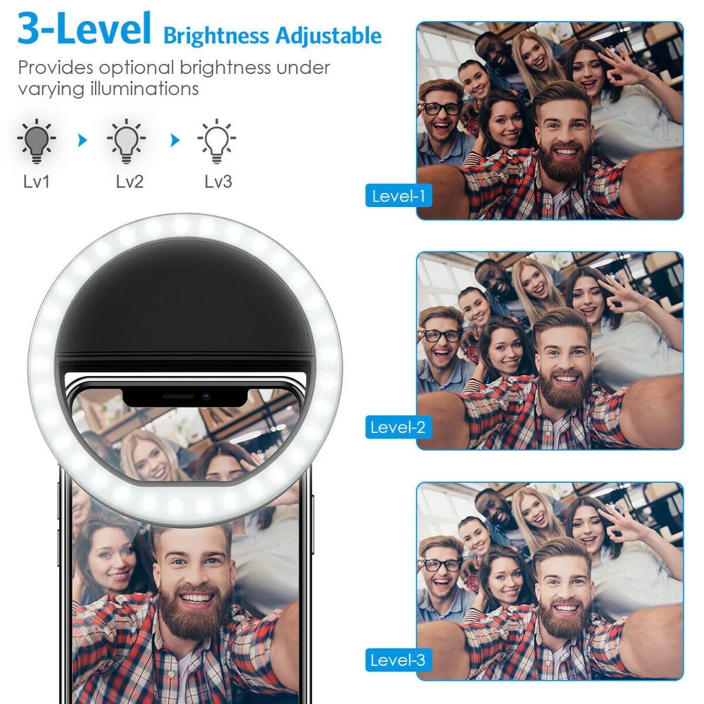 1 adet USB şarj kablosu LED Se - Webcam Ring Light incelemesi ve fiyatı
