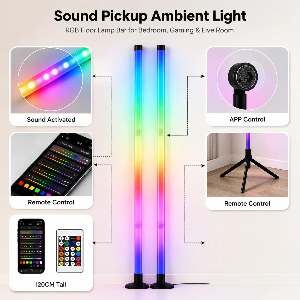 120CM RGB Köşe Lambası, Oyun O - Esports Gaming Setup incelemesi ve fiyatı