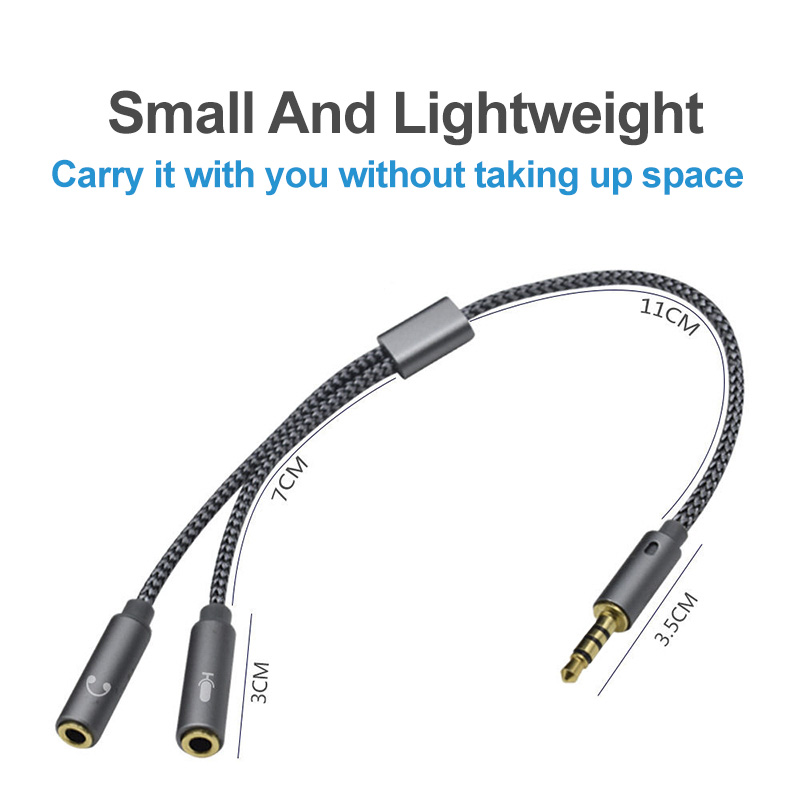 Kulaklık Ayırıcı 3.5mm Ses+Mik - Esports Gaming Splitter incelemesi ve fiyatı