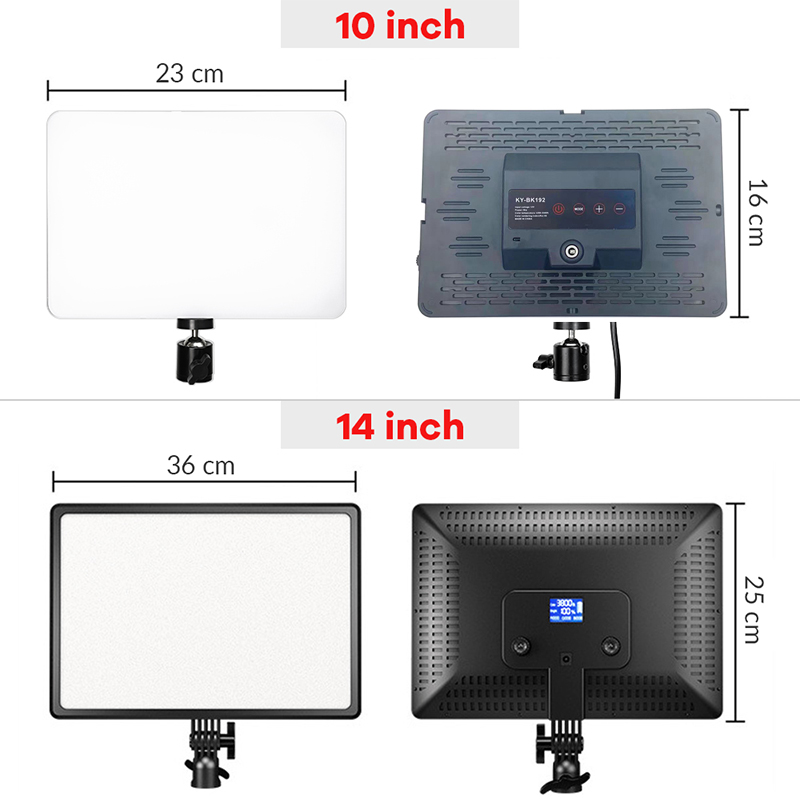 14 inç 10 inç LED Video Işık P - Webcam Ring Light incelemesi ve fiyatı