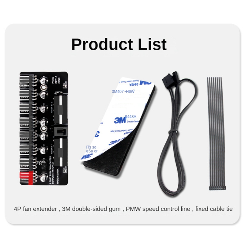 PC 1-8 Kanal 4Pin PWM Soğutma  - Esports Gaming Splitter incelemesi ve fiyatı