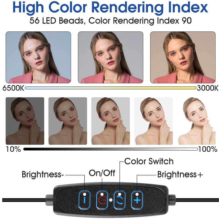16cm LED Video Işığı, Standlı  - Webcam Ring Light incelemesi ve fiyatı