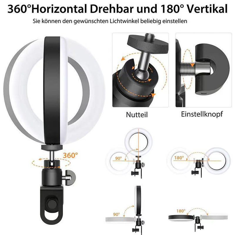 16cm LED Video Işığı, Standlı  - Webcam Ring Light incelemesi ve fiyatı