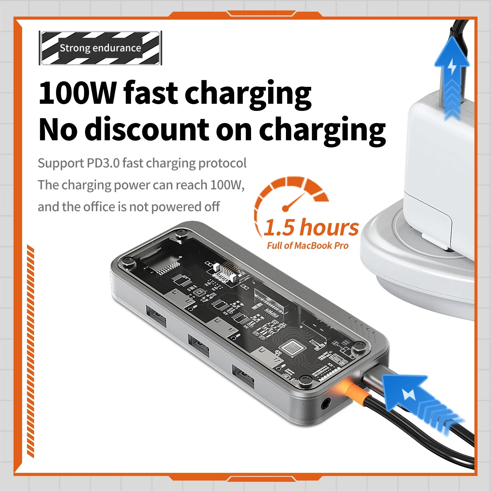 USB C Hub 10in1 Hub 4K30Hz Doc - Esports Gaming Splitter incelemesi ve fiyatı