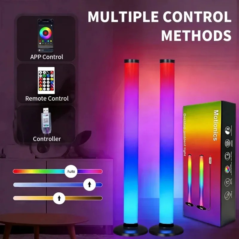 2 Adet 120CM RGB Yer Lambası,  - Esports Gaming Setup incelemesi ve fiyatı