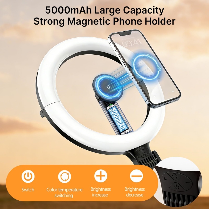 10” Halka Işıklı Manyetik Tepe - Webcam Ring Light incelemesi ve fiyatı