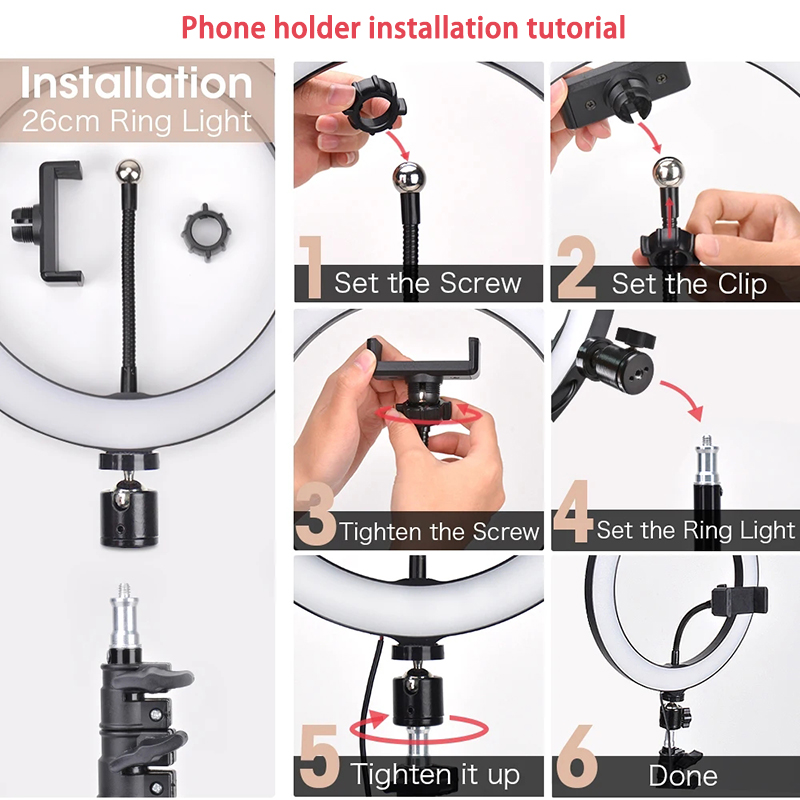 16cm 26cm 33cm LED halka ışıkl - Webcam Ring Light incelemesi ve fiyatı